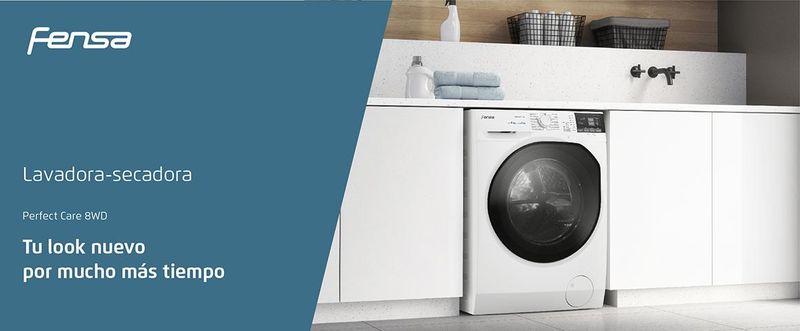 Lavadora Secadora Fensa Perfect Care 8WD