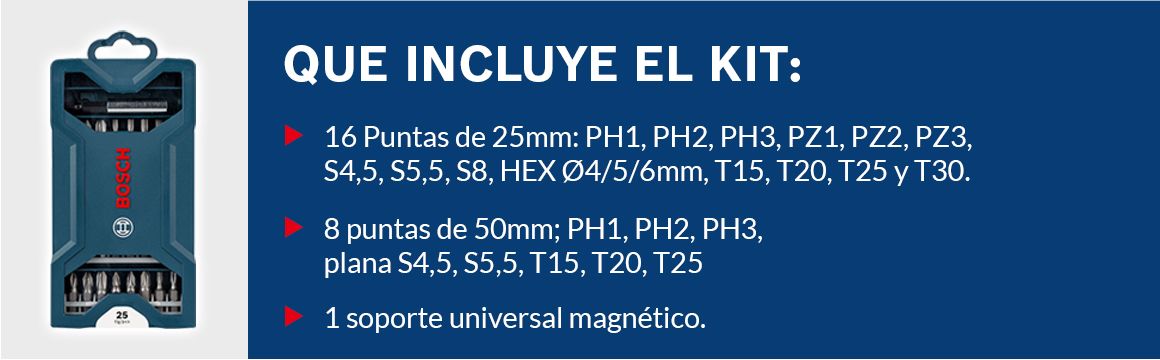Kit de puntillas Mini X-Line