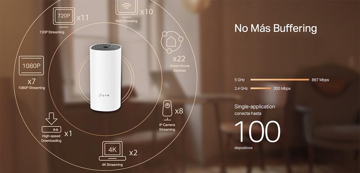 EXTENSOR SENAL WIFI MESH M4 1U