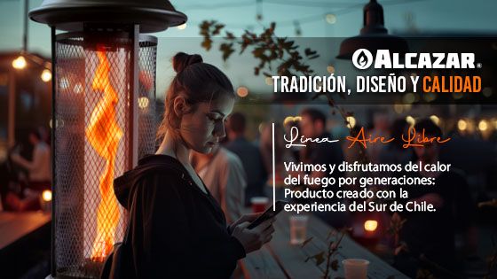 CALEFACTOR INFERNO ALCAZAR CALIDEZ Y TRADICION