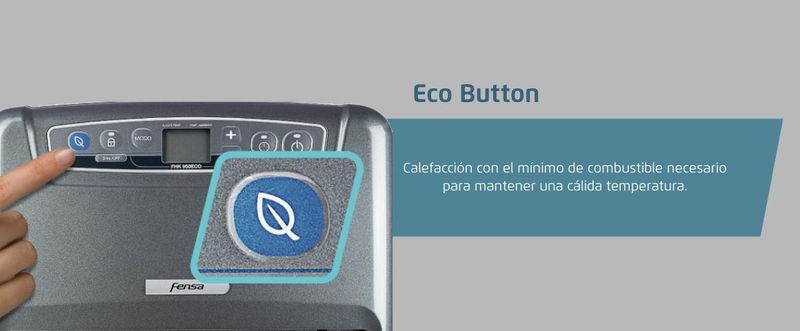 Eco Button, calefaccion con el minimo de combustible necesario.