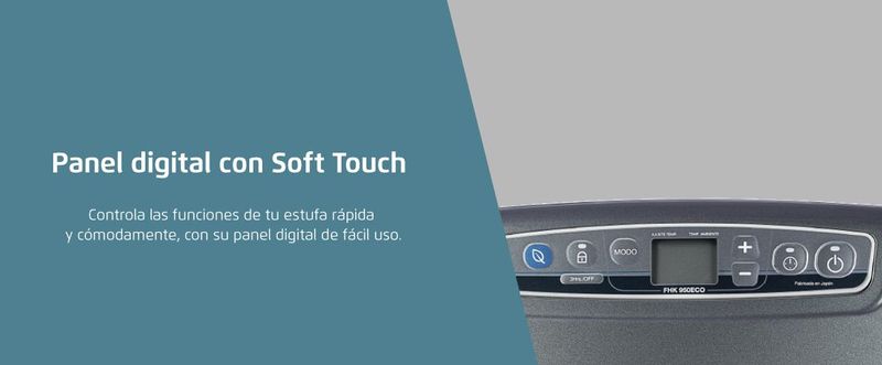 Panel digital con soft touch