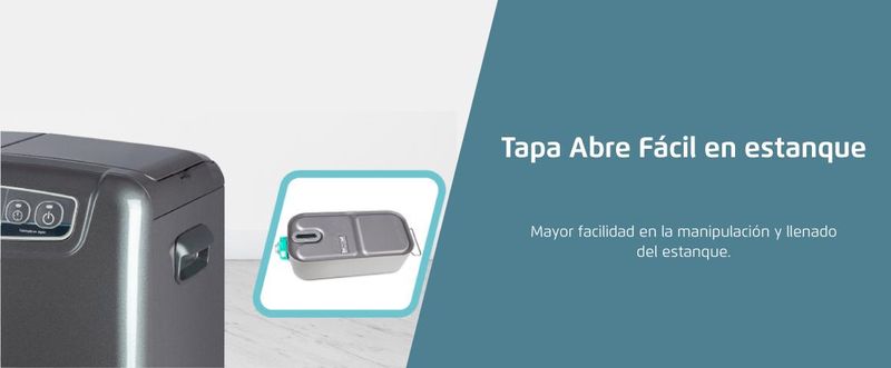 Tapa abre facil en estanque