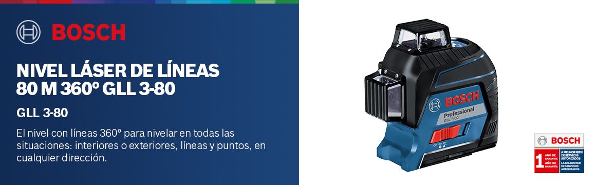 Nivel Láser de Líneas 80m 360 GLL 3-80