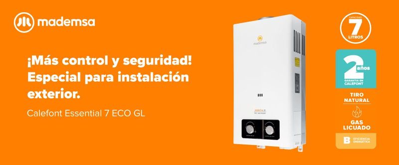 Calefon Mademsa Essential 7 ECO GL