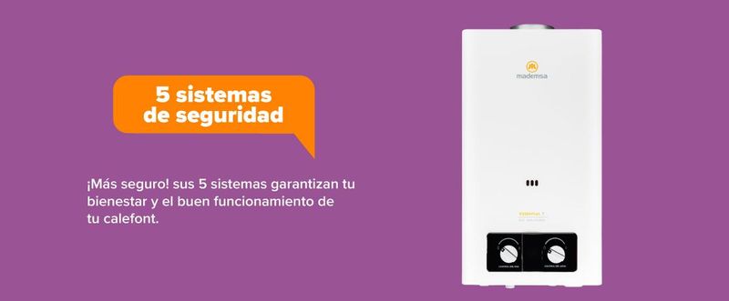 5 sistemas de seguridad que garantizan tu bienestar y el buen funcionamiento de tu calefont