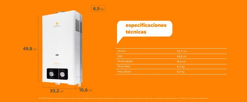 Especificaciones Tecnicas