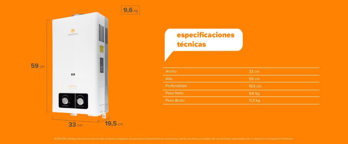Especificaciones Tecnicas