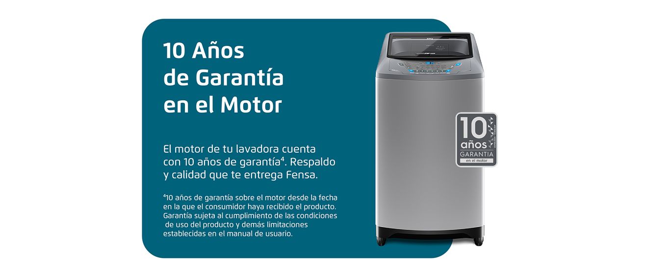 10 años de Garantía de Motor
