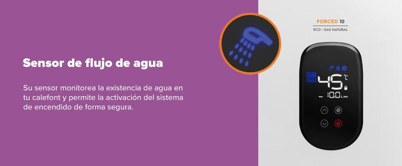 Sensor de flujo de agua