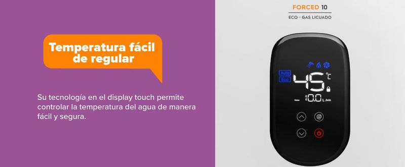 Temperatura facil de regular