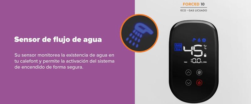Sensor de flujo de agua