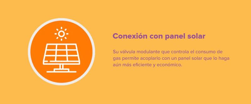 Conexión con panel solar