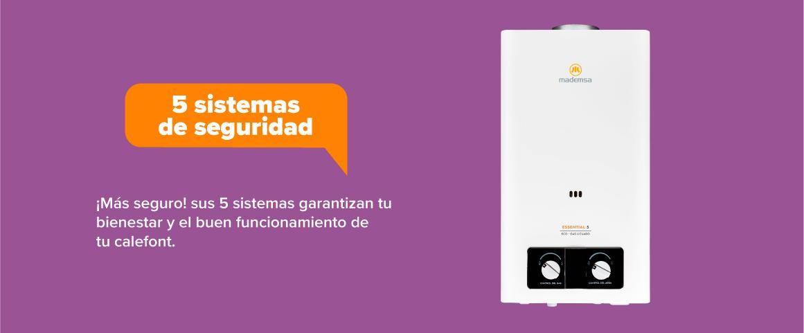5 sistemas de seguridad que garantizan tu bienestar y el buen funcionamiento de tu calefont