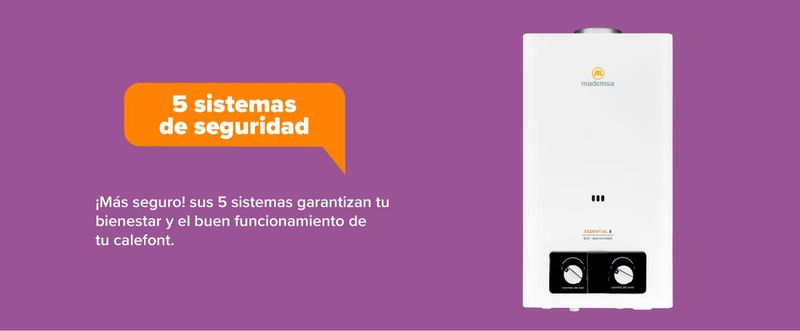 5 sistemas de seguridad que garantizan tu bienestar y el buen funcionamiento de tu calefont