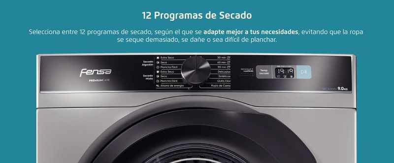 12 programas de Secado