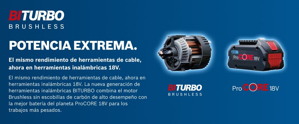 Sierra Ingleteadora Bosch GCM 18V-305 GDC BITURBO Brushless 2000W 18V, con disco