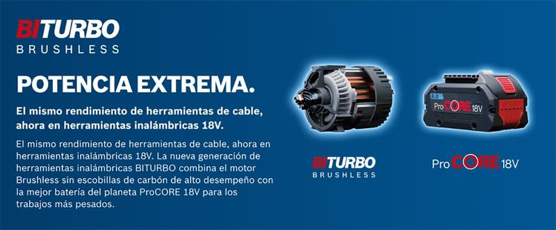 Sierra Circular Bosch GKS 18V-68 GC BITURBO