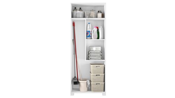 Mueble blanco multiuso