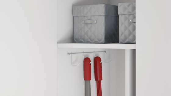 Mueble para guardar escobas