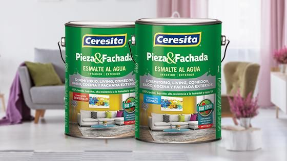 Esmalte al agua Pieza y Fachada de Ceresita