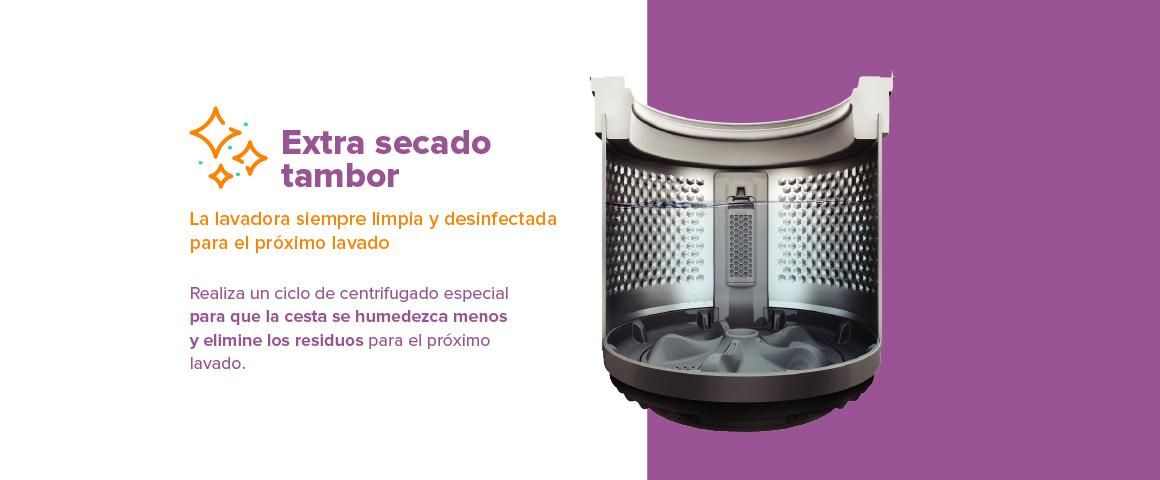 Extra secado de tambor