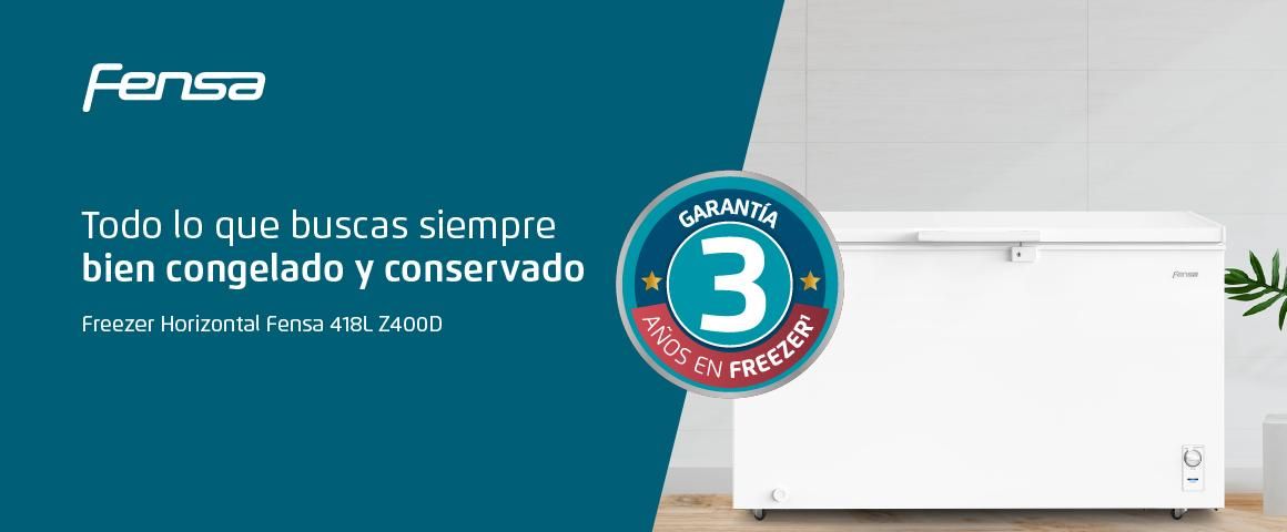 Freezer Horizontal Fensa Z400D 418 Litros Dual. Todo lo que buscas siempre bien congelado y conservado