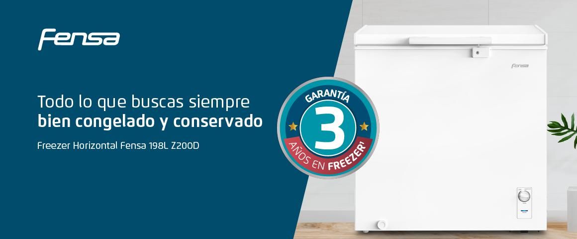 Freezer Horizontal Fensa Z200D 198 Litros Dual. Todo lo que buscas siempre bien congelado y conservado