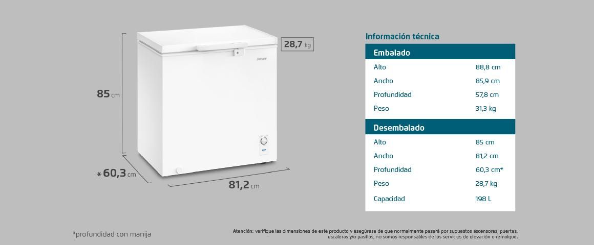 Especificaciones tecnicas