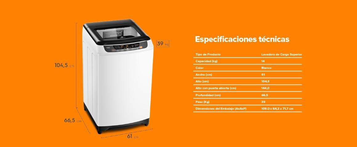 Especificaciones tecnicas