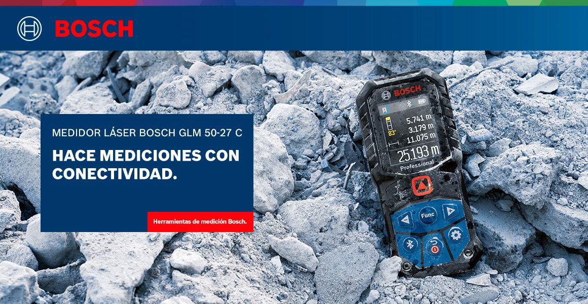 medidor láser con bluetooth GLM 50-27 C