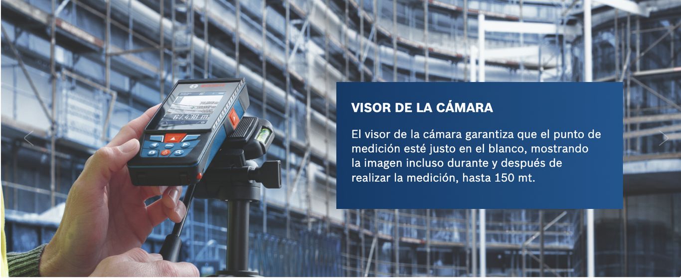 MEDIDOR DE DISTANCIA LÁSER GLM 150-27 C