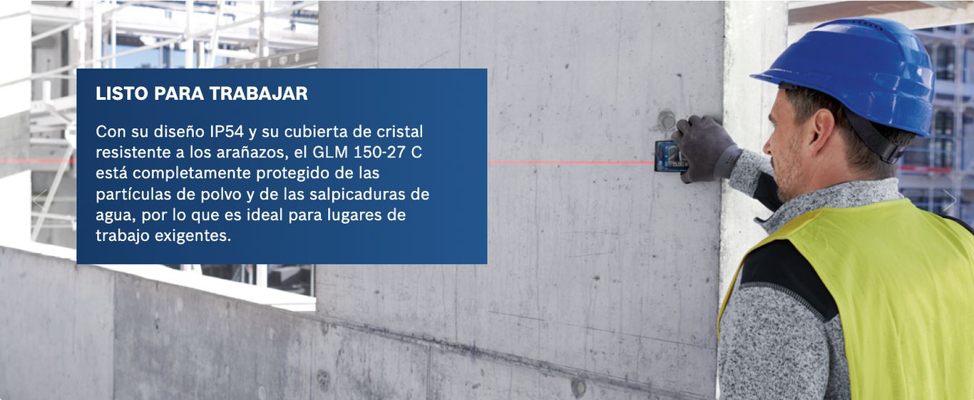 MEDIDOR DE DISTANCIA LÁSER GLM 150-27 C