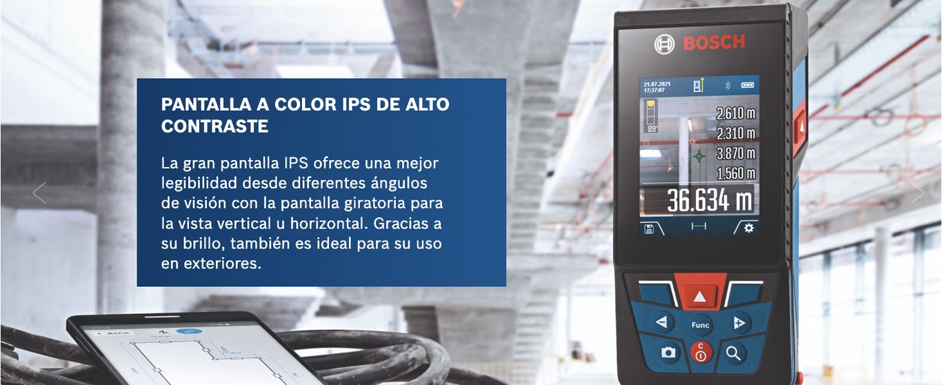 MEDIDOR DE DISTANCIA LÁSER GLM 150-27 C
