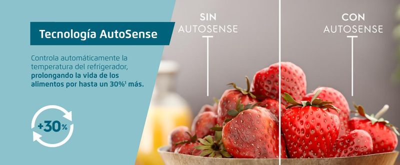 Tecnologia AutoSente que prolonga la vida de tus alimentos