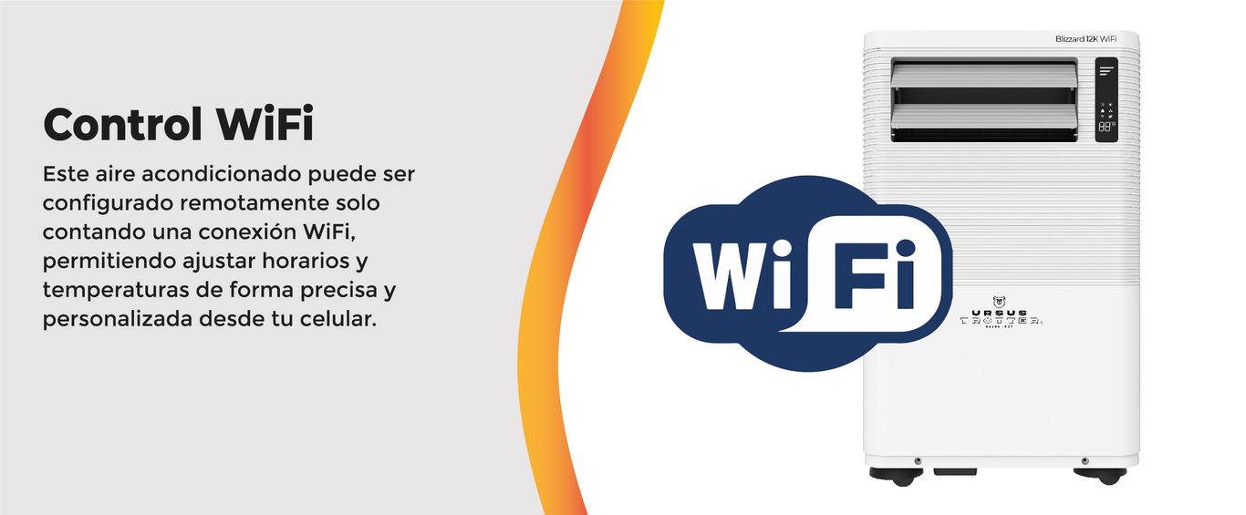 Aire acondicionado, verano, frío, calor, 12000 BTU, Ursus Trotter, portátil, wifi, garantía, silencioso