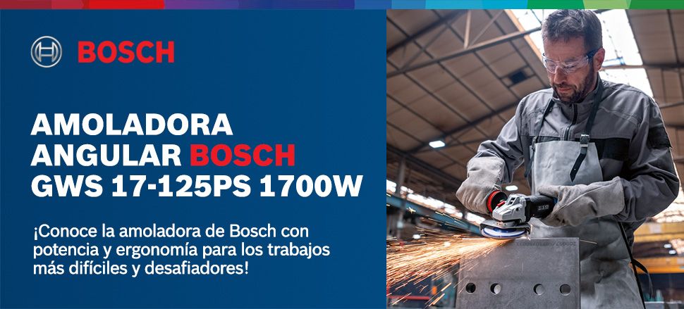 Amoladora Bosch GWS 17-125PS 1700W