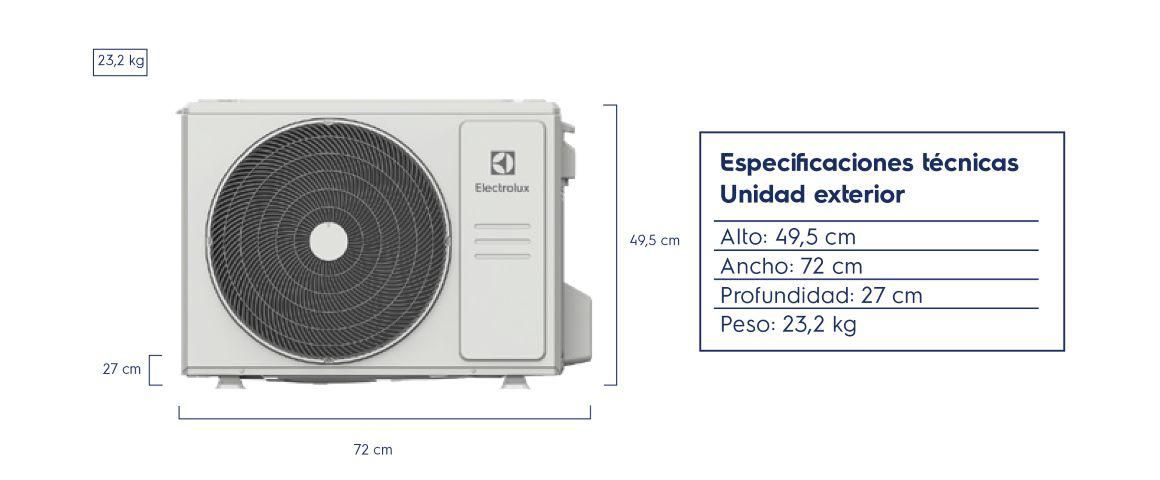 Especificaciones Técnicas unidad exterior