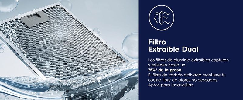 Filtro Extraíble Dual