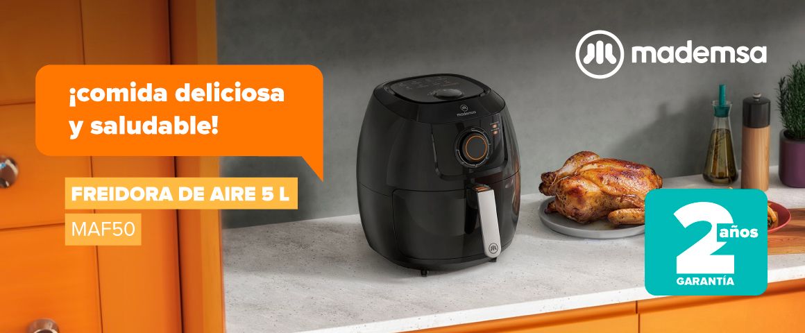 Freidora De Aire 5 L MAF50. ¡Comida deliciosa y saludable!