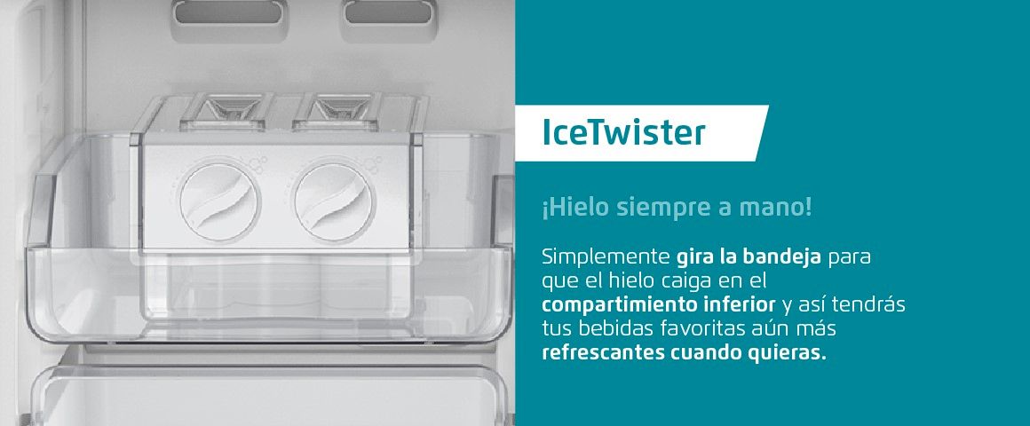 IceTwister: Hielo siempre a mano