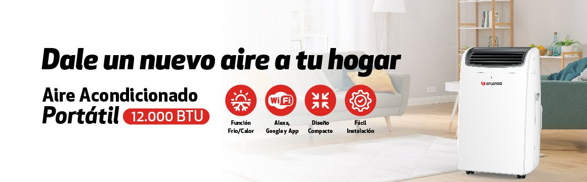 aire acondicionado portátil 12000 BTU