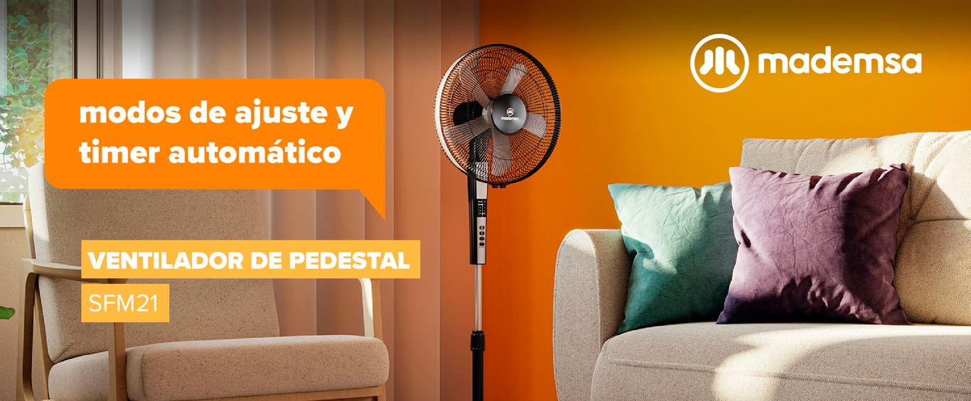 Ventilador de pedestal SFM21 Mademsa