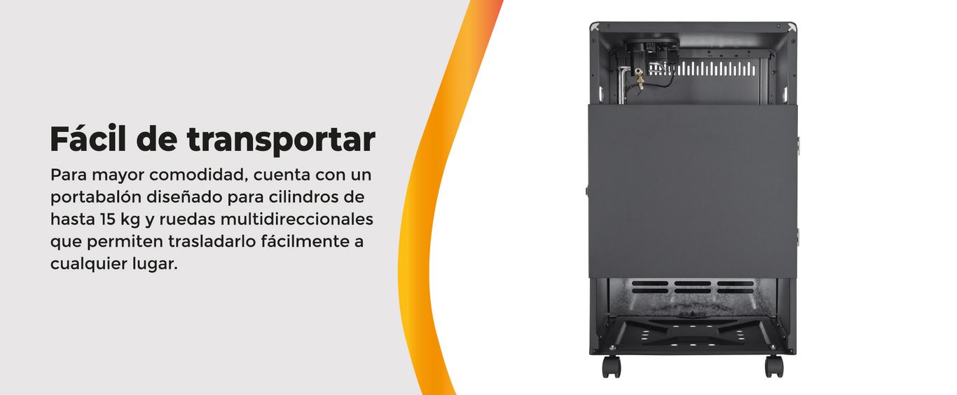 ESTUFA; GAS; INVIERNO: URSUS TROTTER; CALOR; CALEFACTOR; FRX: FRX4200; 15 KILOS