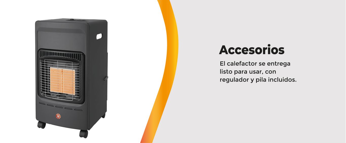 ESTUFA; GAS; INVIERNO: URSUS TROTTER; CALOR; CALEFACTOR; FRX; FRX2800, 15 KILOS