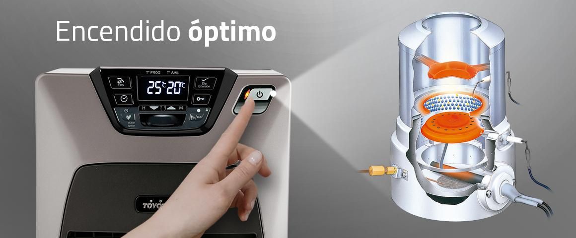 estufa eficiente laser wifi toyotomi