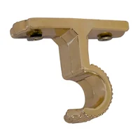 Set de 2 Soportes Techo 19mm Dorado