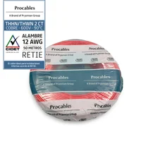 Alambre N12 50M Rojo Procables