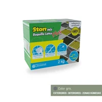 Stonmix boquilla látex 1 - 6 mm x 2 kilos gris