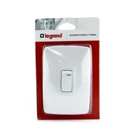 Pulsador Timbre Luz Piloto Blanco Arquea